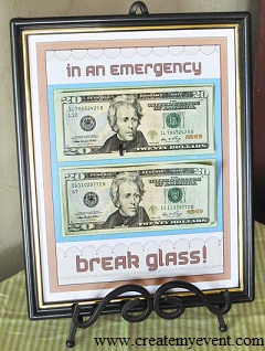 Last Minute Birthday Gift Ideas - Break Glass in an Emergenc