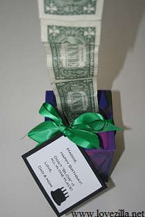 Last Minute Birthday Gift - Money in a Tissue Bo
