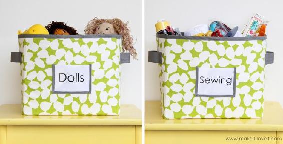 Teacher Appreciation Gift Ideas - Fabric Storage Boxes